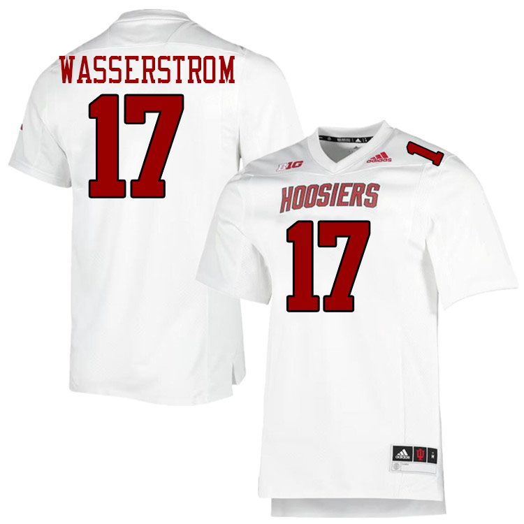 Jackson Wasserstrom Indiana Jerssey,Indiana University Hooisers Football Jersey,Uniforms-Retro White